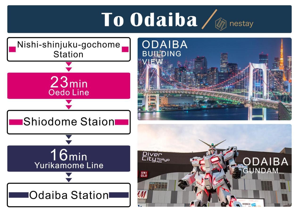 Nestay Villa Tokyo Shinjuku Bagian luar foto