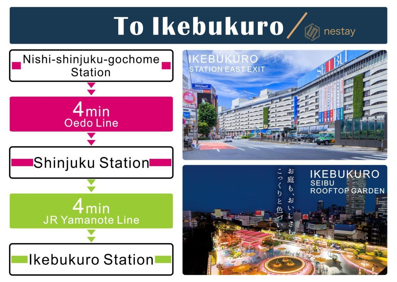Nestay Villa Tokyo Shinjuku Bagian luar foto